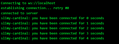 "slimy-cardinal" is a randomly generated server name