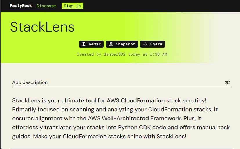 StackLens: A Comprehensive Guide to AWS Cloud Management