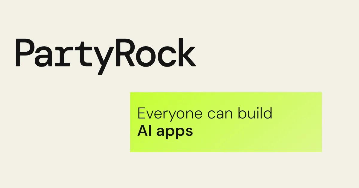 Experience in building Apps on the PartyRock