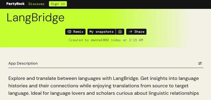 LangBridge: Unlocking Language Insights & Translations