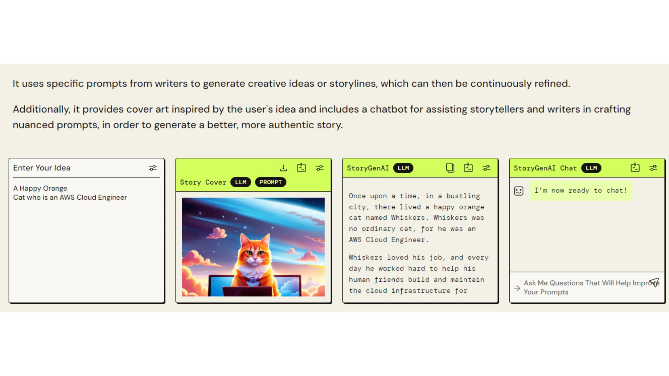 StoryGenAI: A Creative Writing Assistant