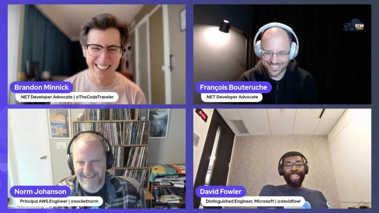 The .NET on AWS Show, featuring David Fowler and Norm Johanson! 