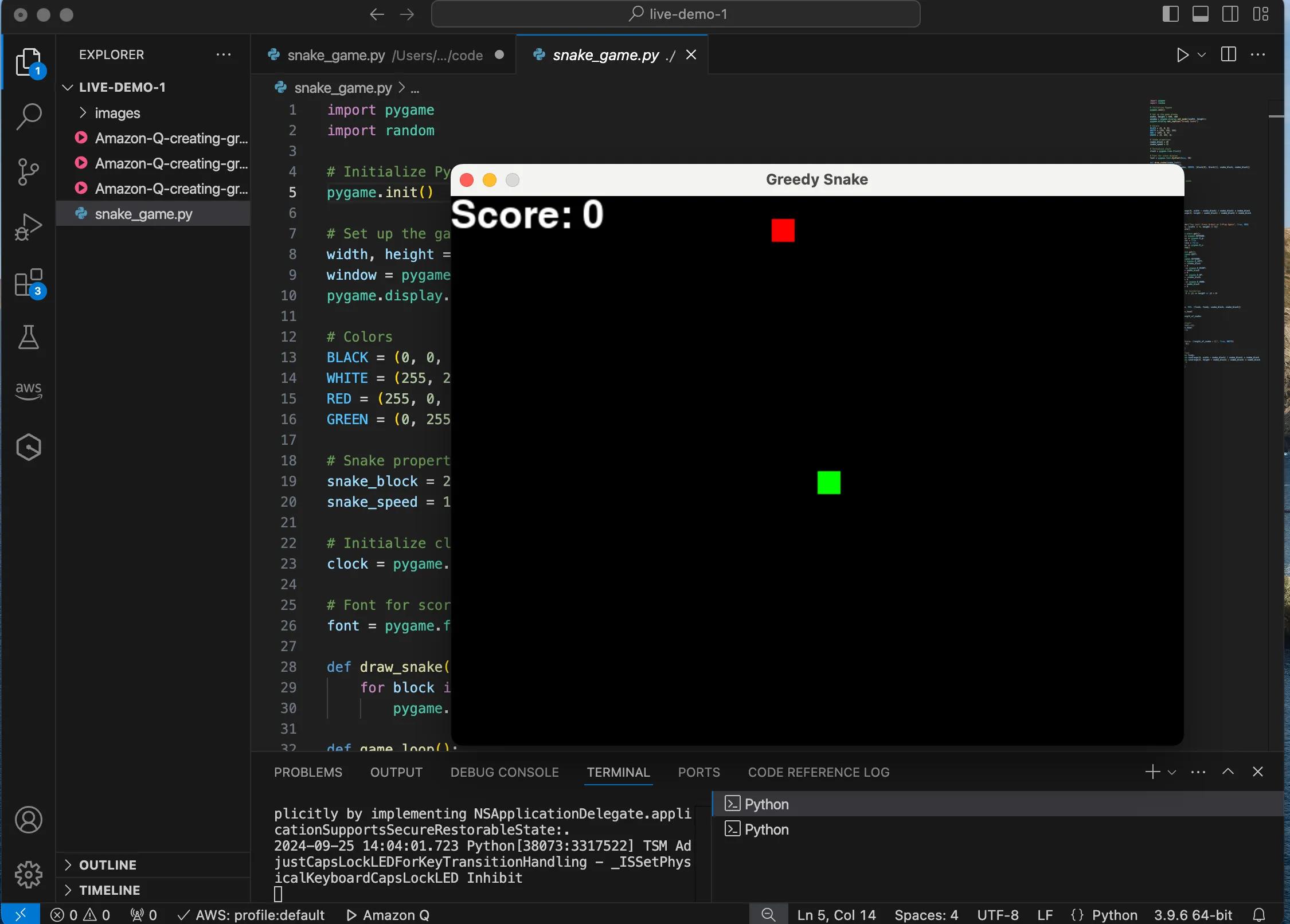 Code Snippets as Background with Game Screenshot in Foreground