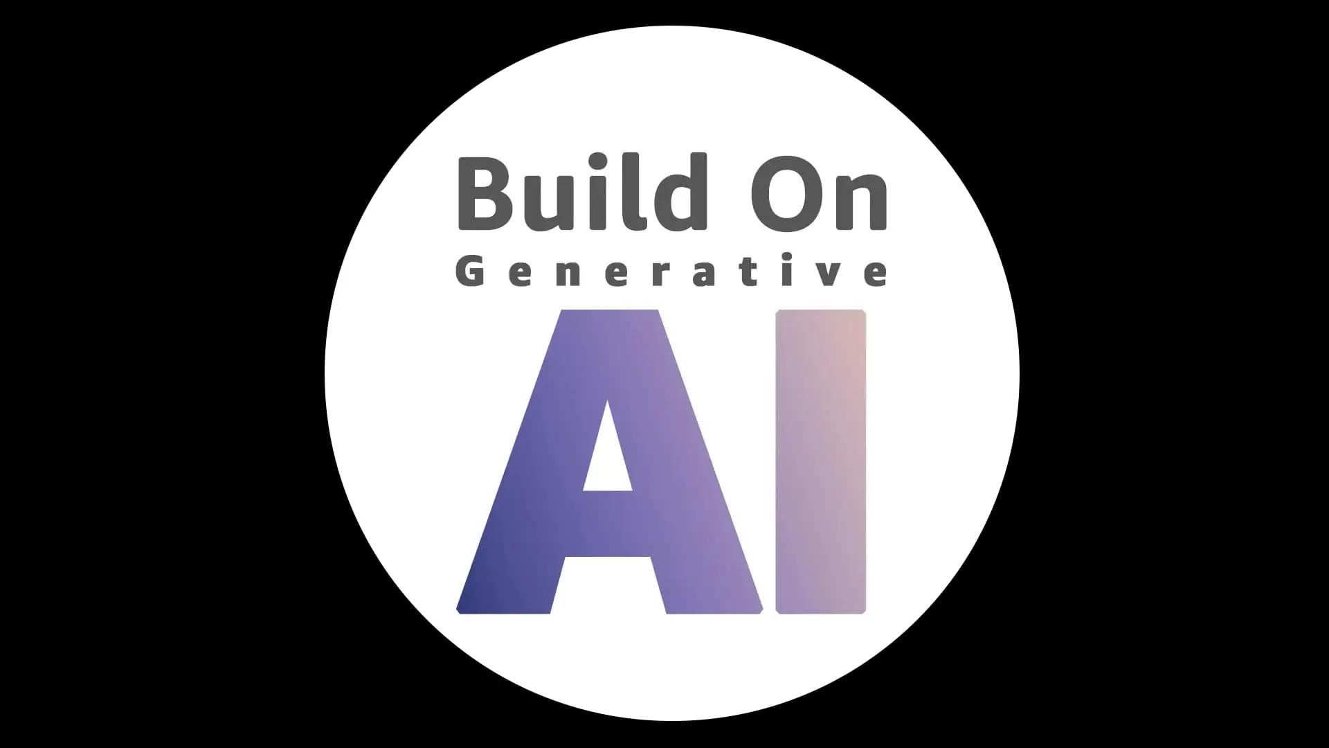 Build On Generative AI logo