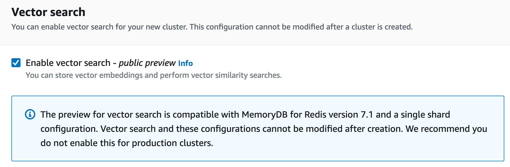 Vector search for Amazon MemoryDB for Redis