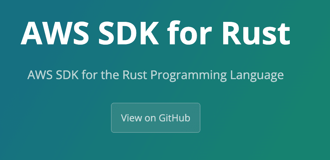 AWS SDK for Rust