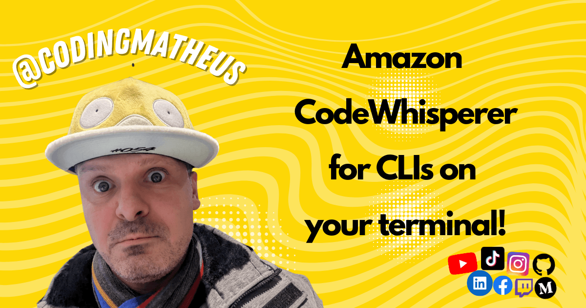 Amazon CodeWhisperer now supports autocompletion and code generation for CLIs