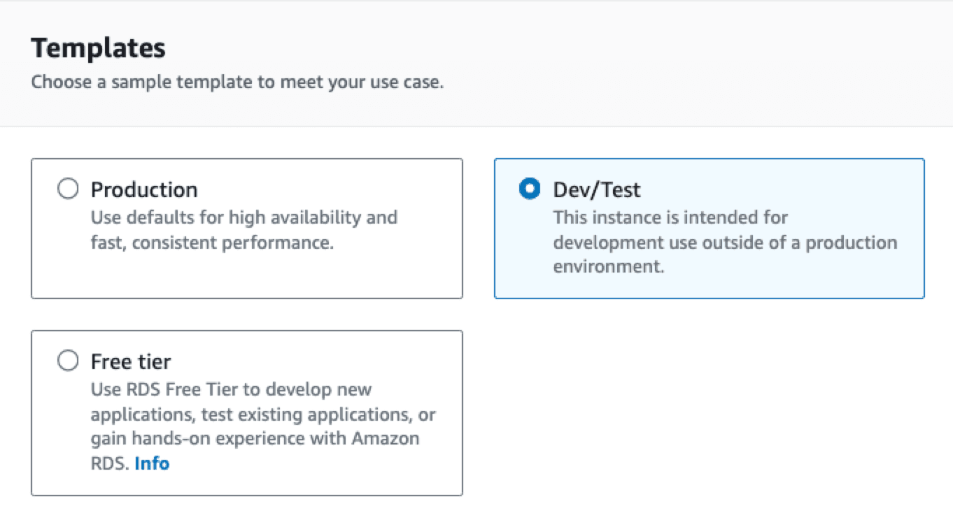 Template Dev/Test