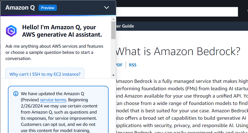 똑똑한 비서 Amazon Q를 우연히 만나다