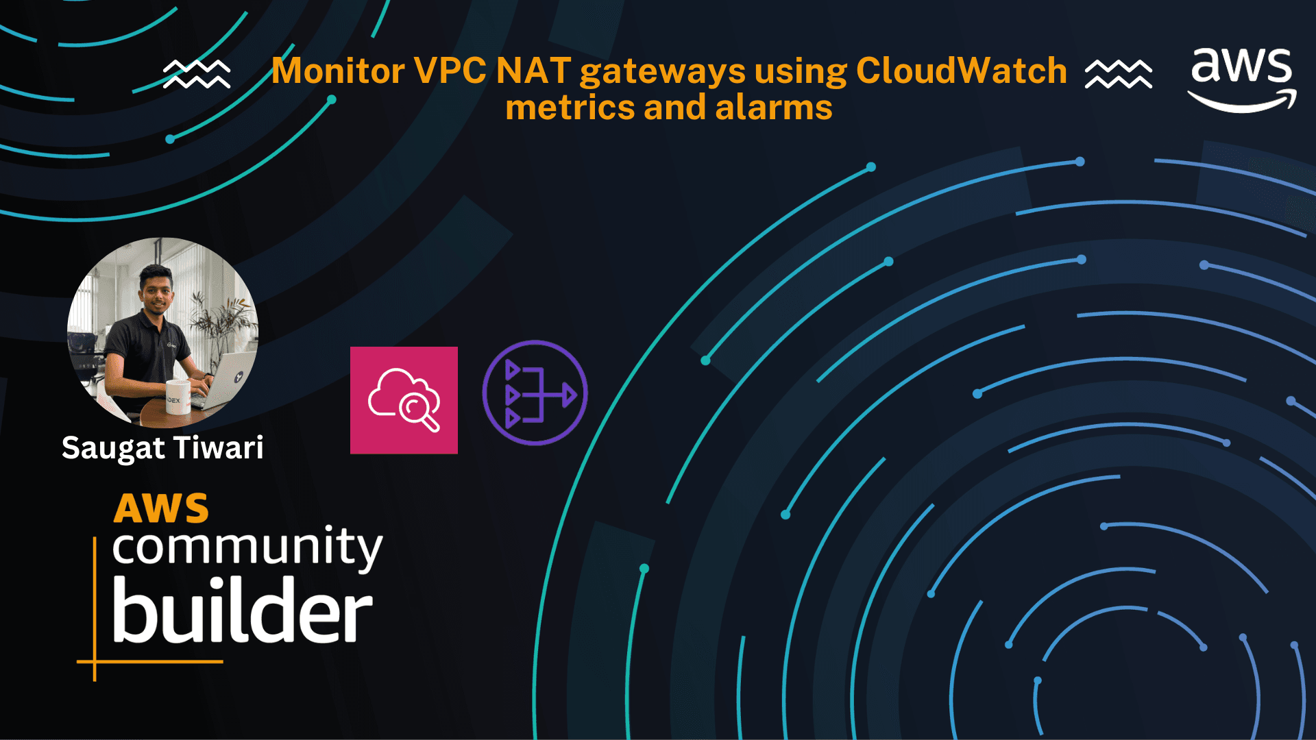 Monitor VPC NAT gateways using CloudWatch metrics and alarms