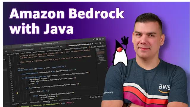 Developing Java Applications using Amazon Bedrock