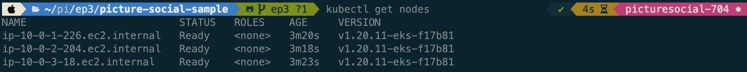 Image showing output of kubectl get nodes command