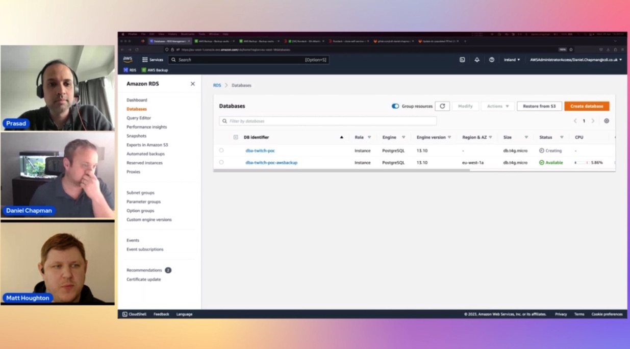 Screenshot from the stream or an image related to the topic