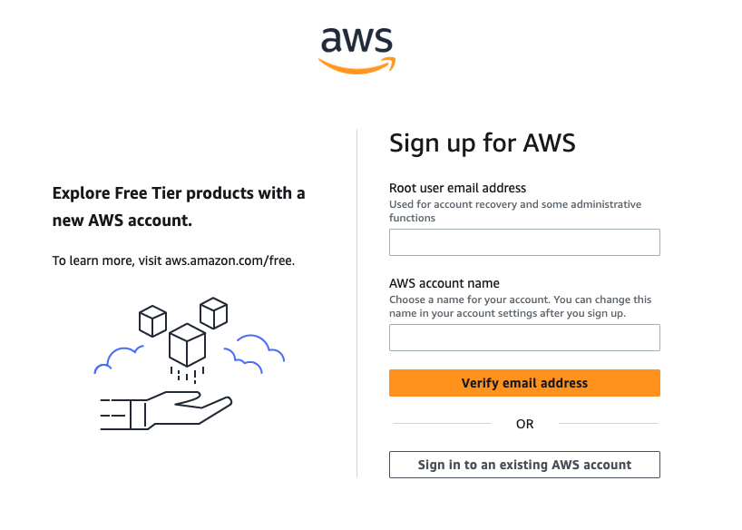 AWS Account Sign up