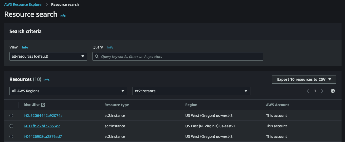 AWS Resource Explorer