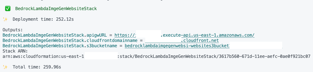 CloudFormation Outputs