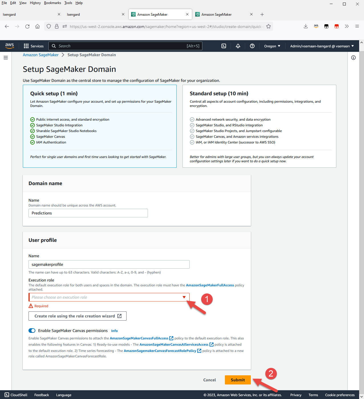 SageMaker Domain